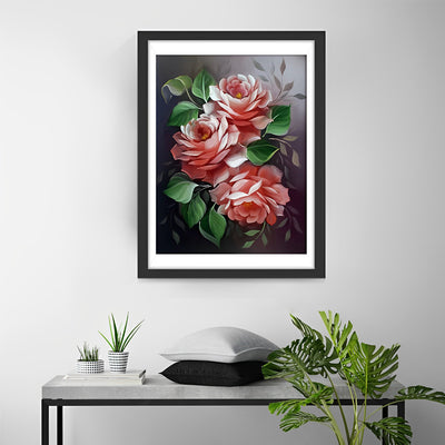 Huge Pink Peonies 5D DIY Diamond Painting Kits