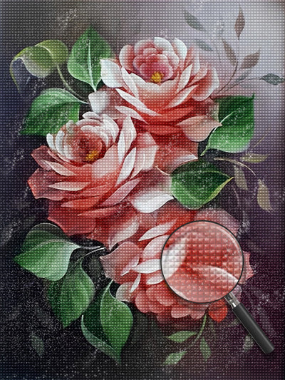 Huge Pink Peonies Diamond Painting