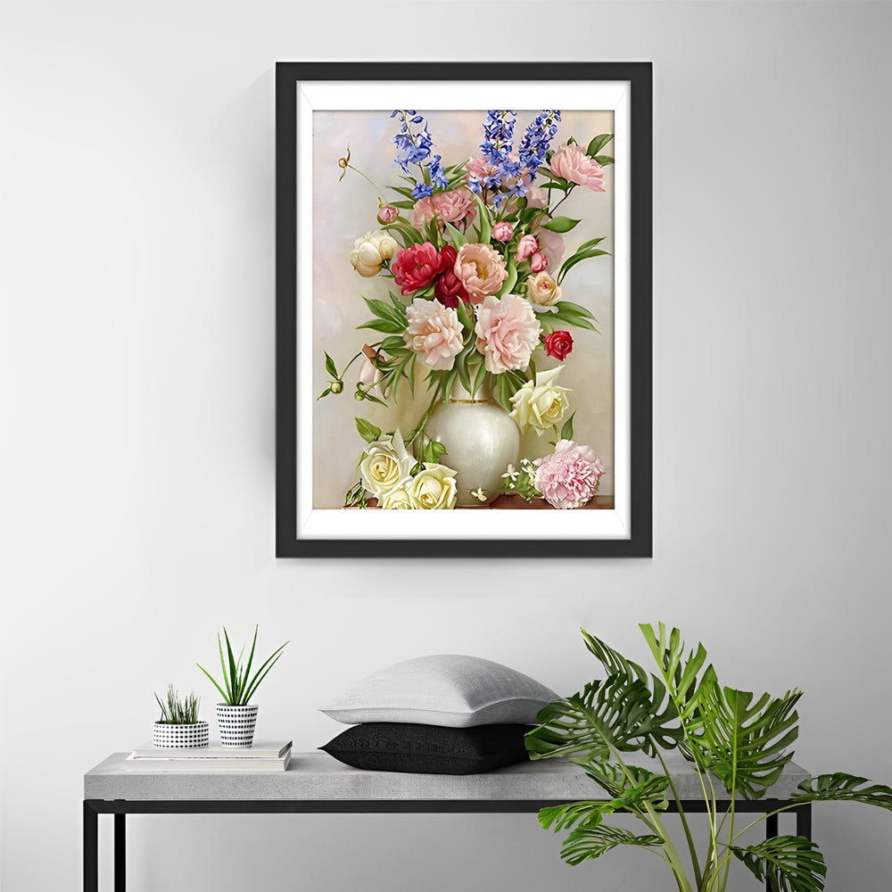 Beautiful Pink Peonies Diamond Painting