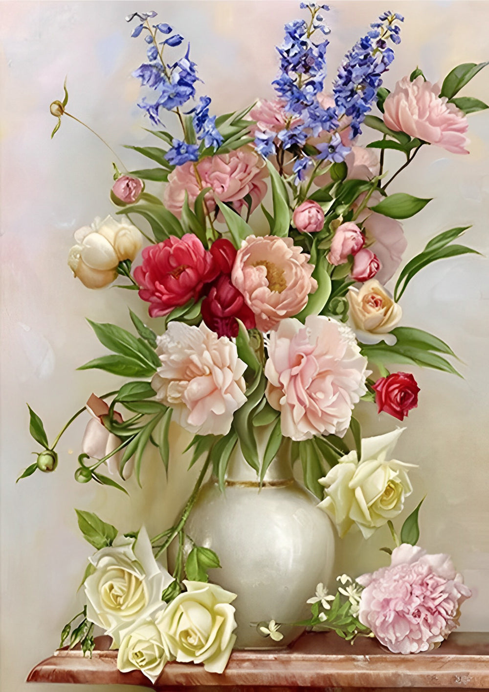 Beautiful Pink Peonies Diamond Painting