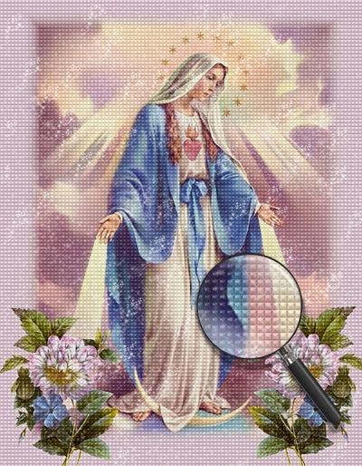 Virgin Mary Diamond Painting