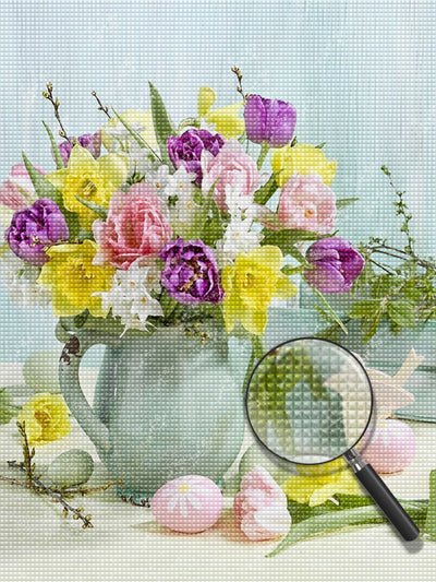 Tulips and Easter Eggs 5D DIY Diamond Painting Kits