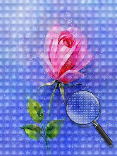 Beautiful Seamless Pink Rose 5D DIY Diamond Painting Kits