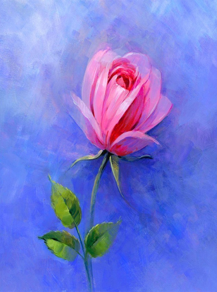 Beautiful Seamless Pink Rose 5D DIY Diamond Painting Kits