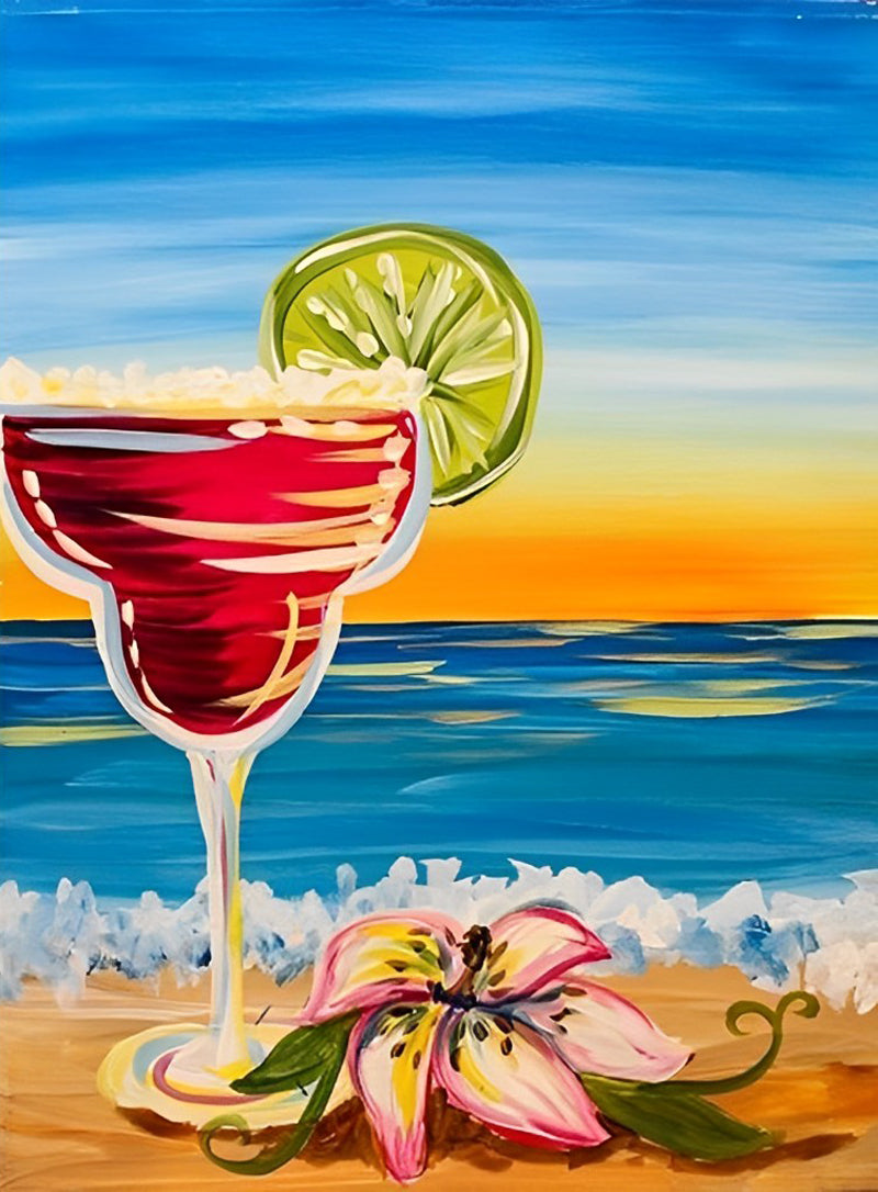 Beach Cocktail Diamond Painting