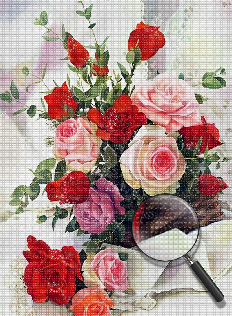 A Bouquet of Roses 5D DIY Diamond Painting Kits