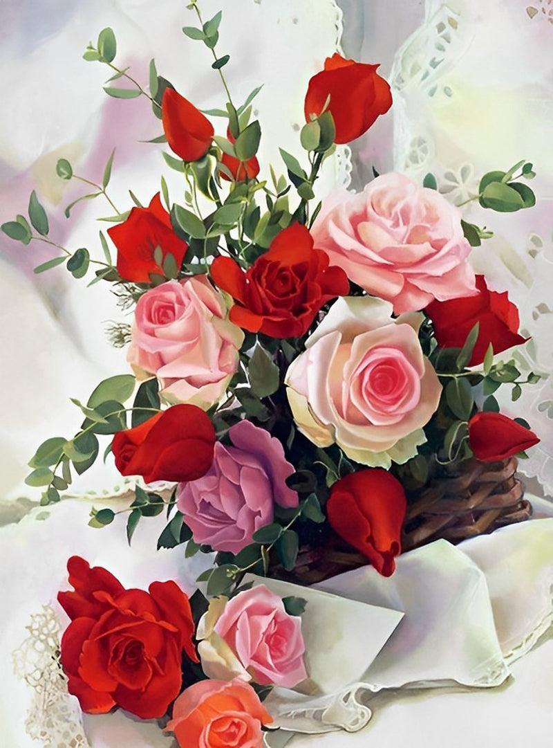 A Bouquet of Roses 5D DIY Diamond Painting Kits