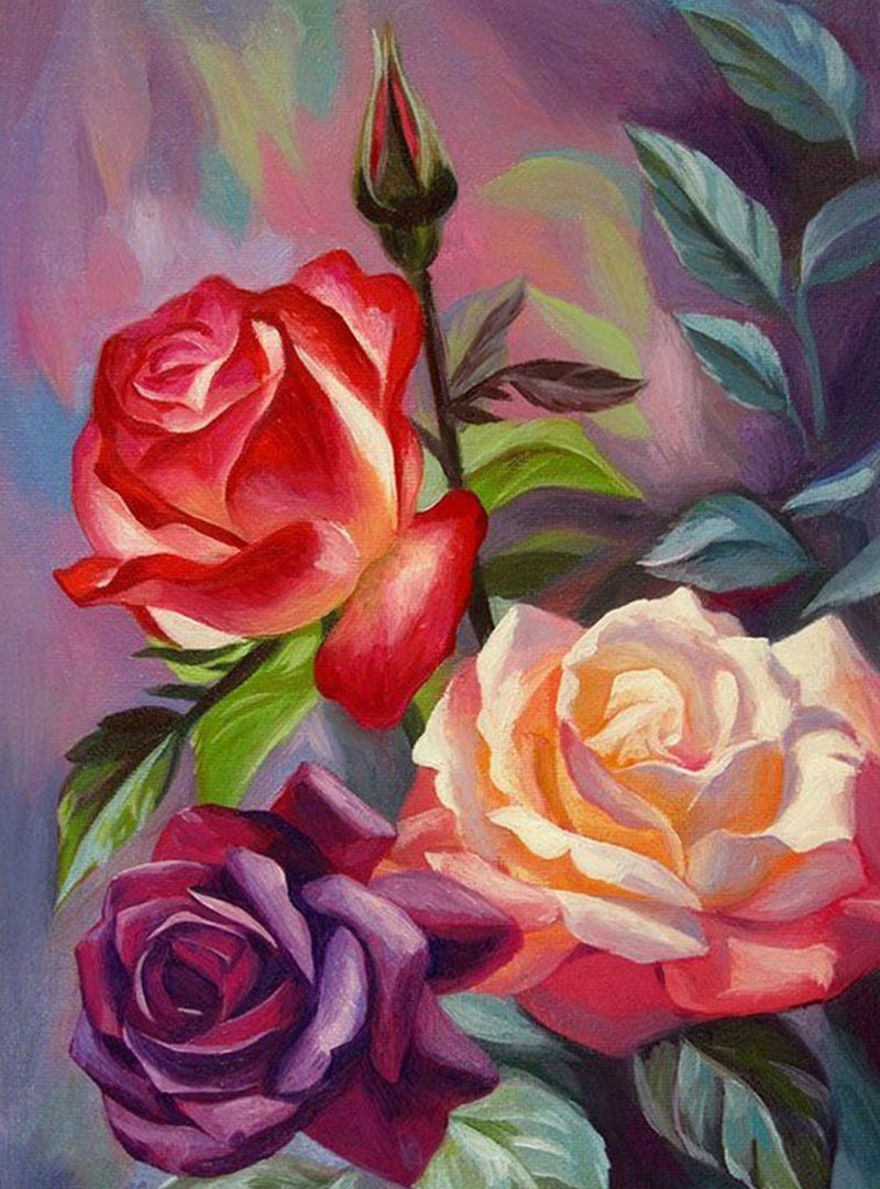 Drawn Roses 5D DIY Diamond Painting Kits