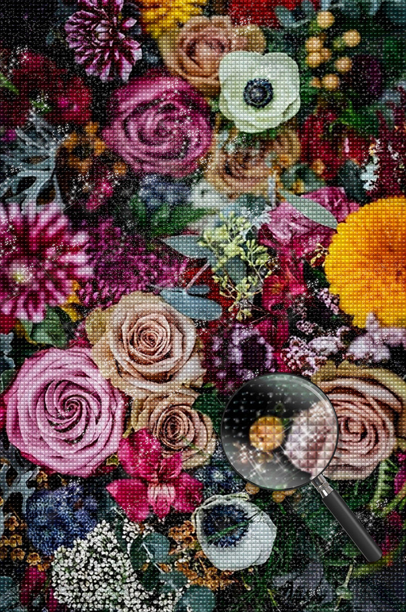 Colorful Varied Roses 5D DIY Diamond Painting Kits