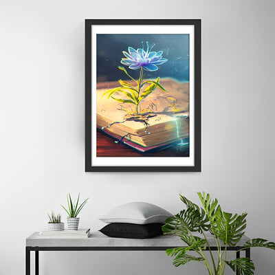 Fantastic Blue Lotus Diamond Painting