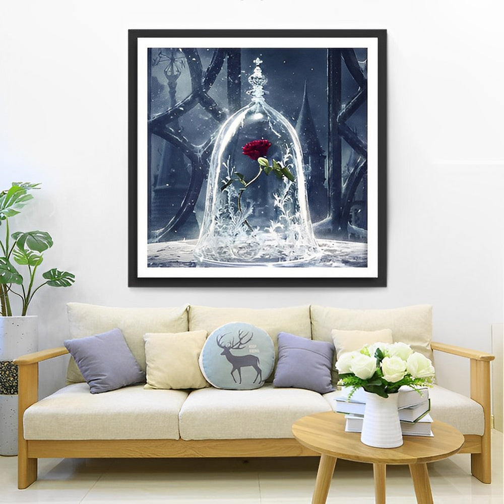 Eternal Red Rose Diamond Painting