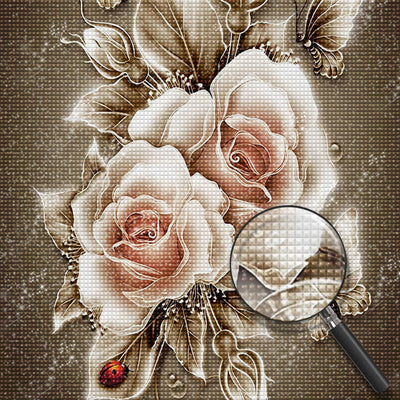 Roses and Butterflies 5D DIY Diamond Painting Kits