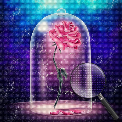 Rose with Fireflies 5D DIY Diamond Painting Kits