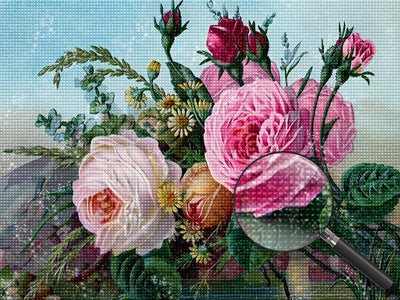 Pretty Peonies Diamond Painting