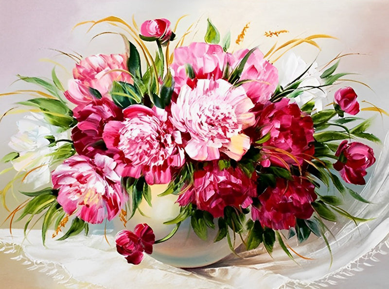 Multicolored Peonies 5D DIY Diamond Painting Kits