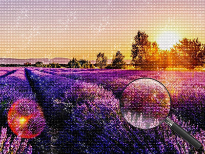 Lavender and Sunset 5D DIY Diamond Painting Kits