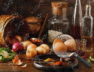 Onions and Eggs 5D DIY Diamond Painting Kits