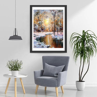 Snow Forest Diamond Painting