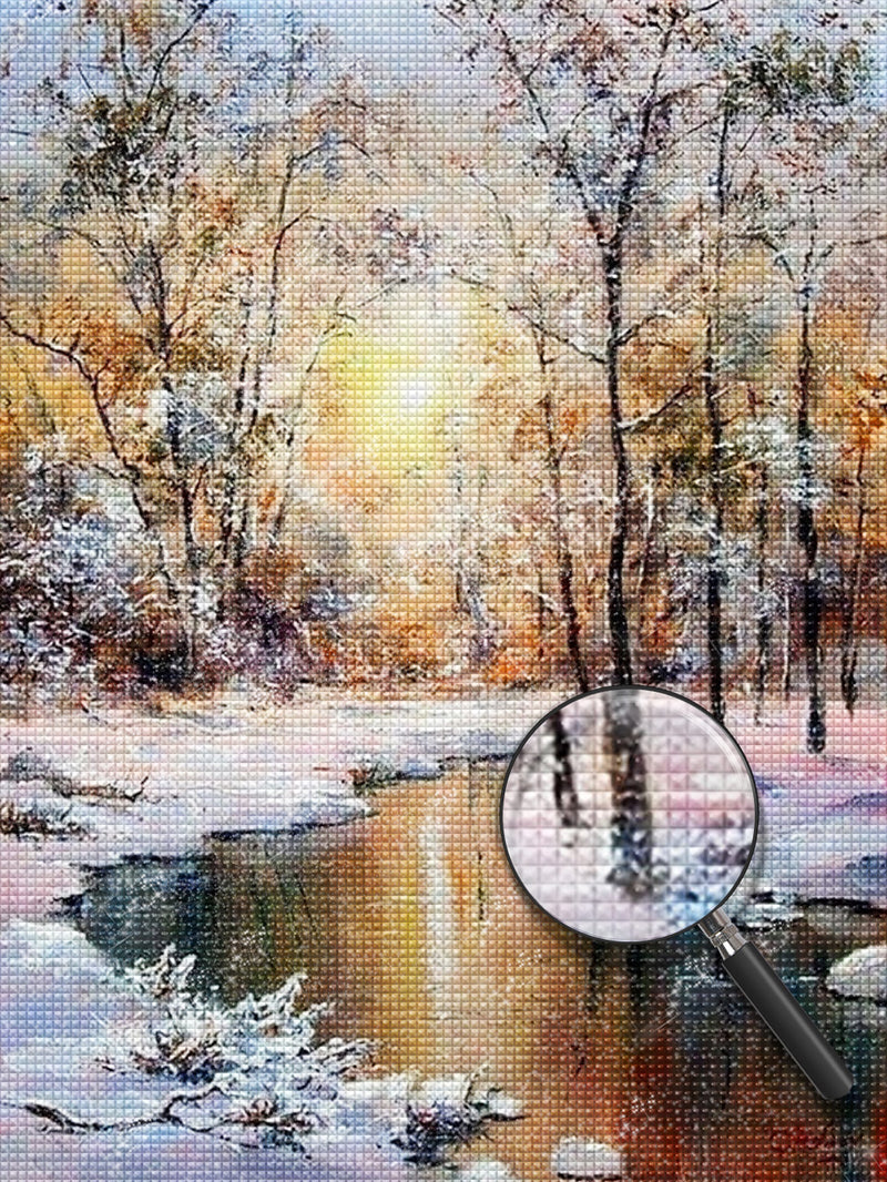 Snow Forest Diamond Painting