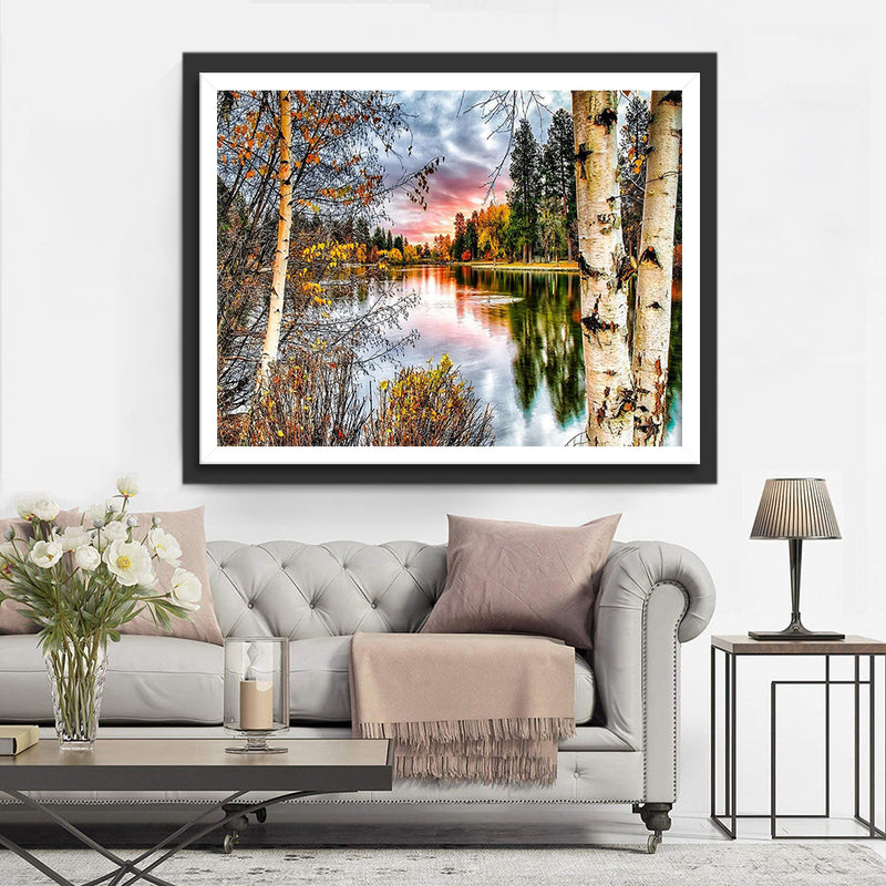 Forest and Lake 5D DIY Diamond Painting Kits