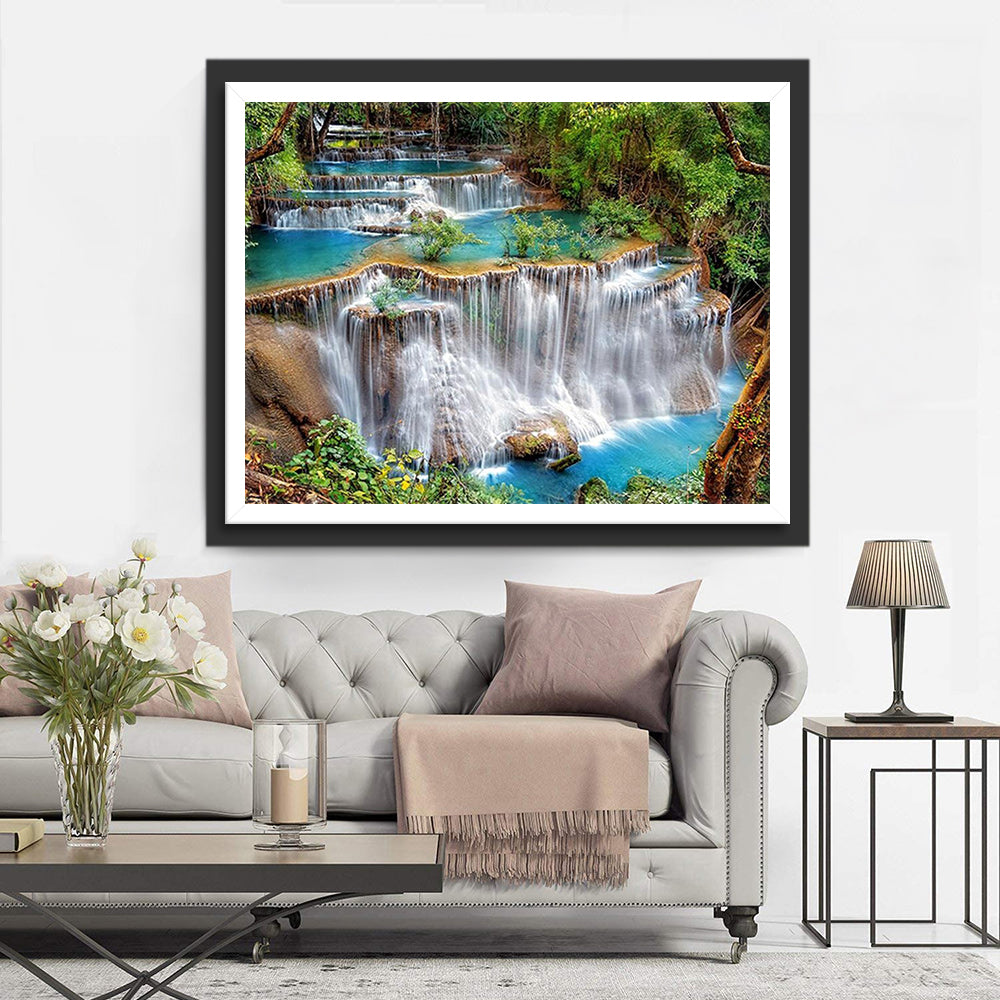 Forest and Falls Diamond Painting