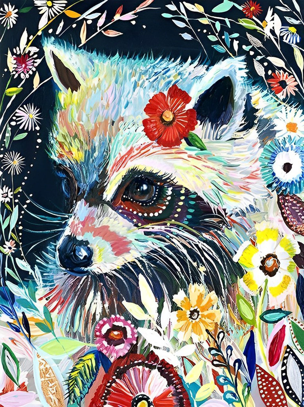 Colorful Fox Diamond Painting