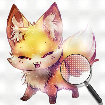 Cute Fox Cartoon 5D DIY Diamond Painting Kits