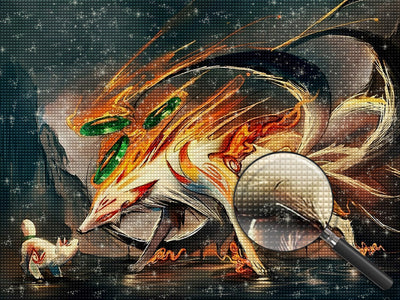 Nine-Tailed Fox Diamond Painting