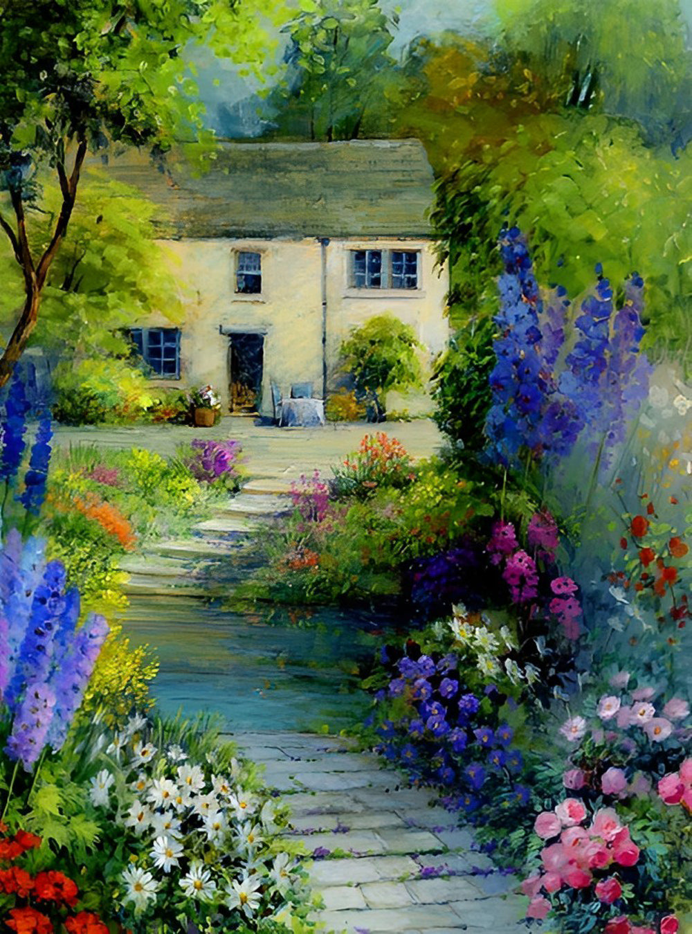 The Garden Path Diamond Painting