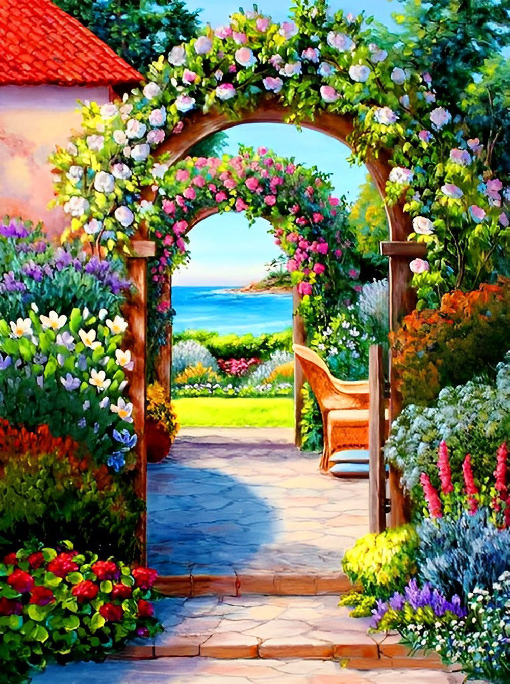 Rose Garden Diamond Painting