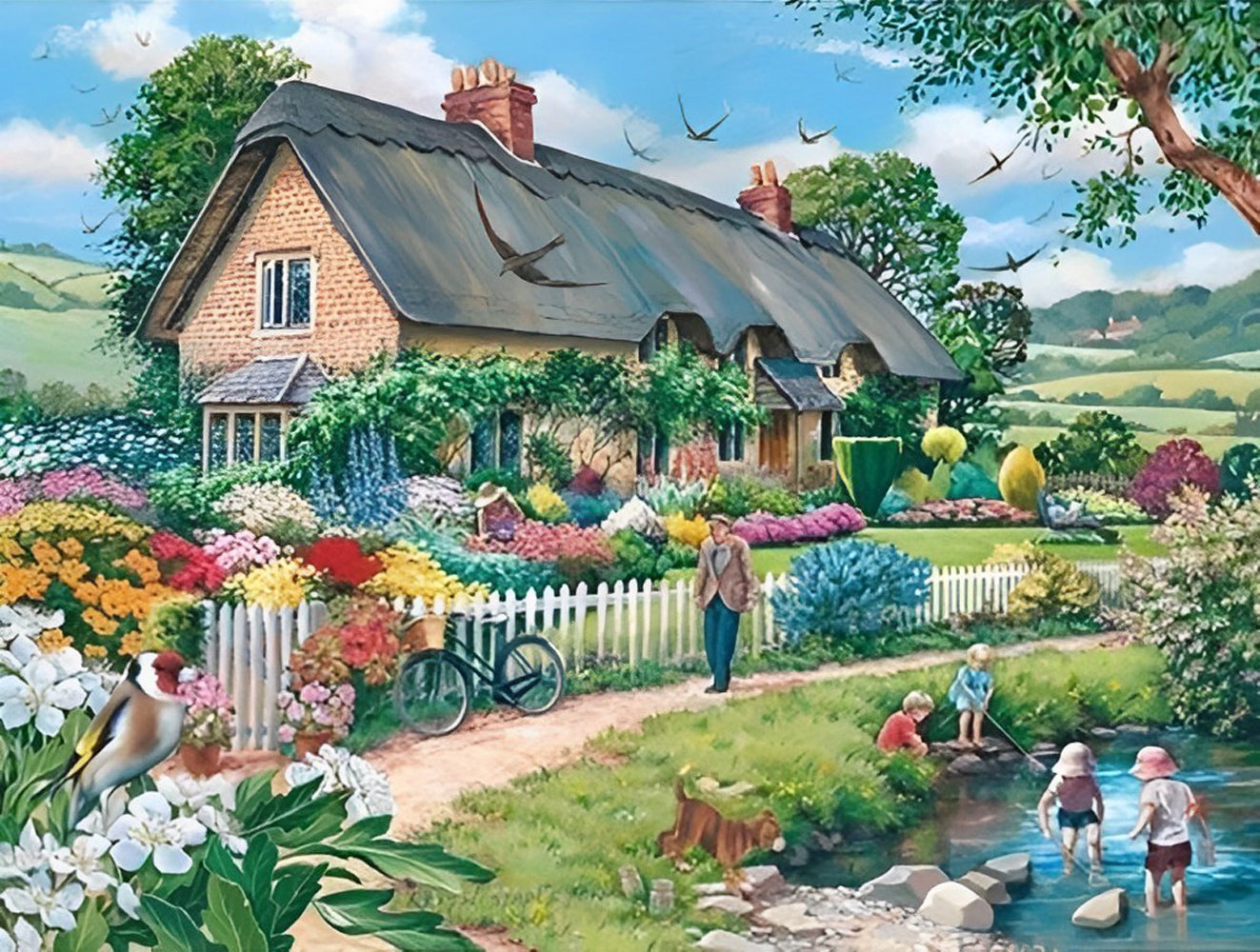 Country Garden Path Diamond Painting