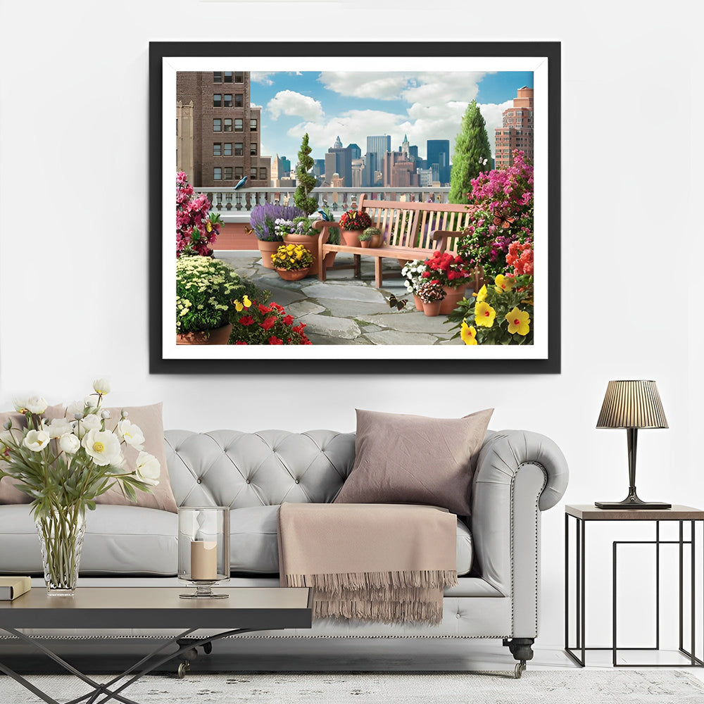 Rooftop Garden Diamond Painting