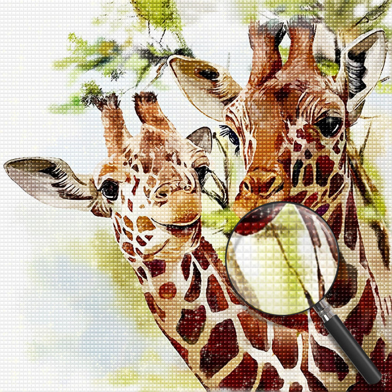 Couple of Giraffes 5D DIY Diamond Painting Kits