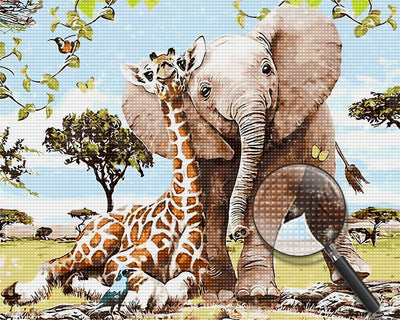 Giraffe 5D DIY Diamond Painting Kits DPGIRW1
