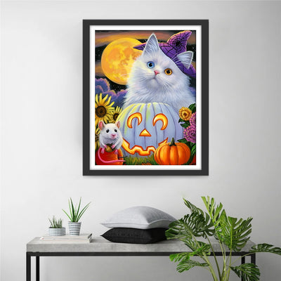 Halloween Cat 5D DIY Diamond Painting Kits