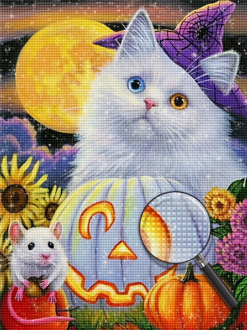 Halloween Cat 5D DIY Diamond Painting Kits
