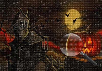 Haunted House and Dark Moon 5D DIY Diamond Painting Kits