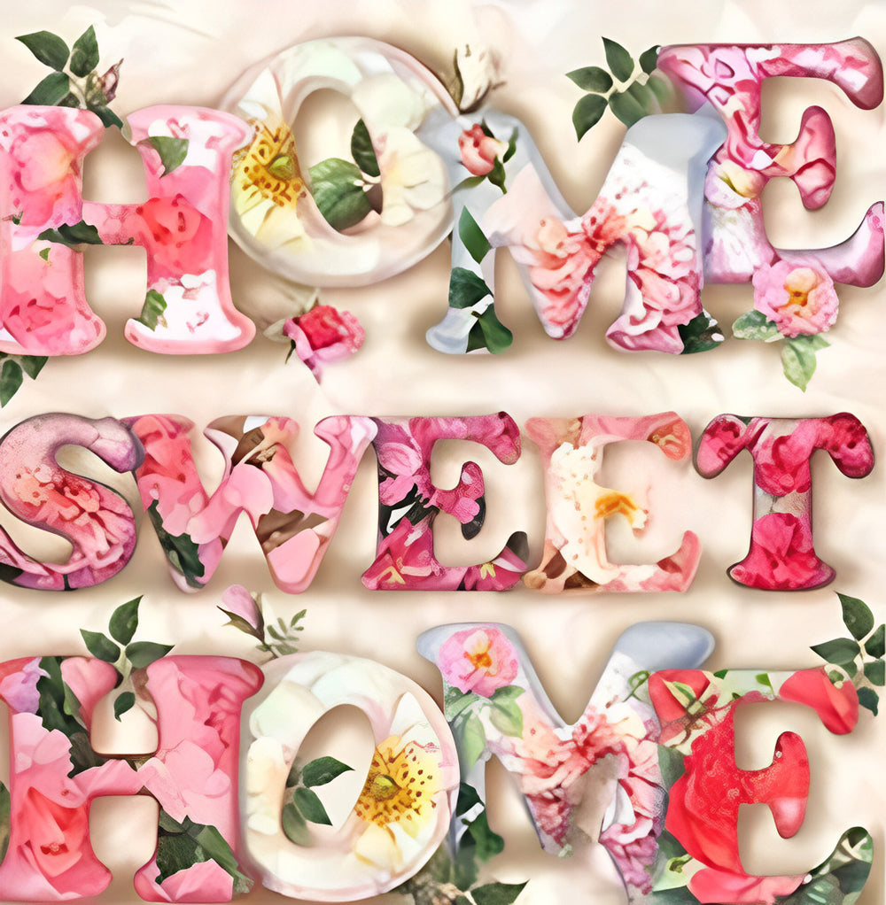 Home, Sweet Home of Roses Diamond Painting