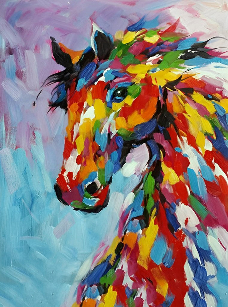 Colorful Horse Diamond Painting