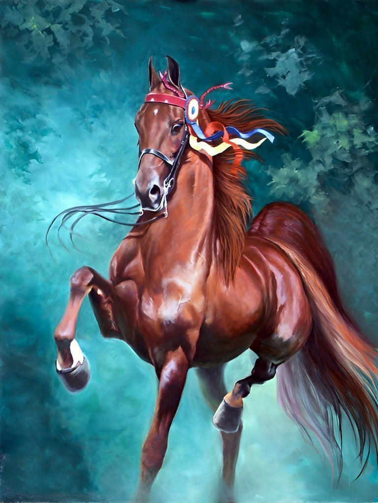 Horse in Turban Diamond Painting