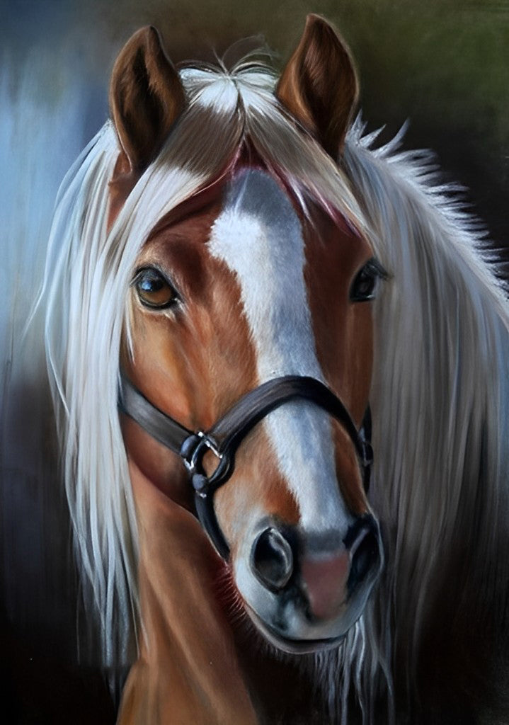 Horse on a leash Diamond Painting