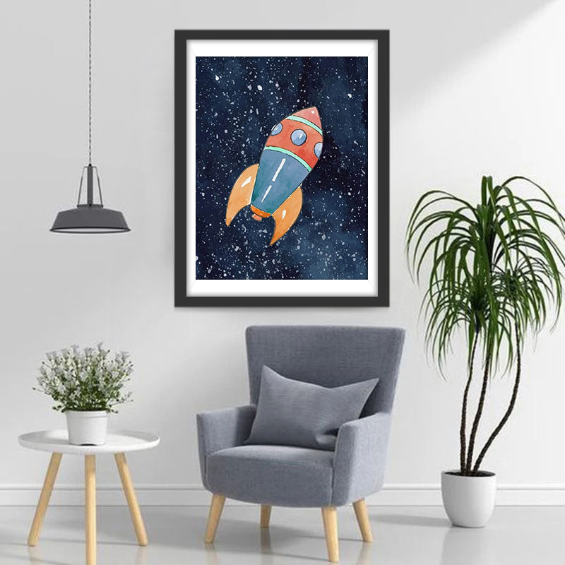 Rocket Diamond Painting
