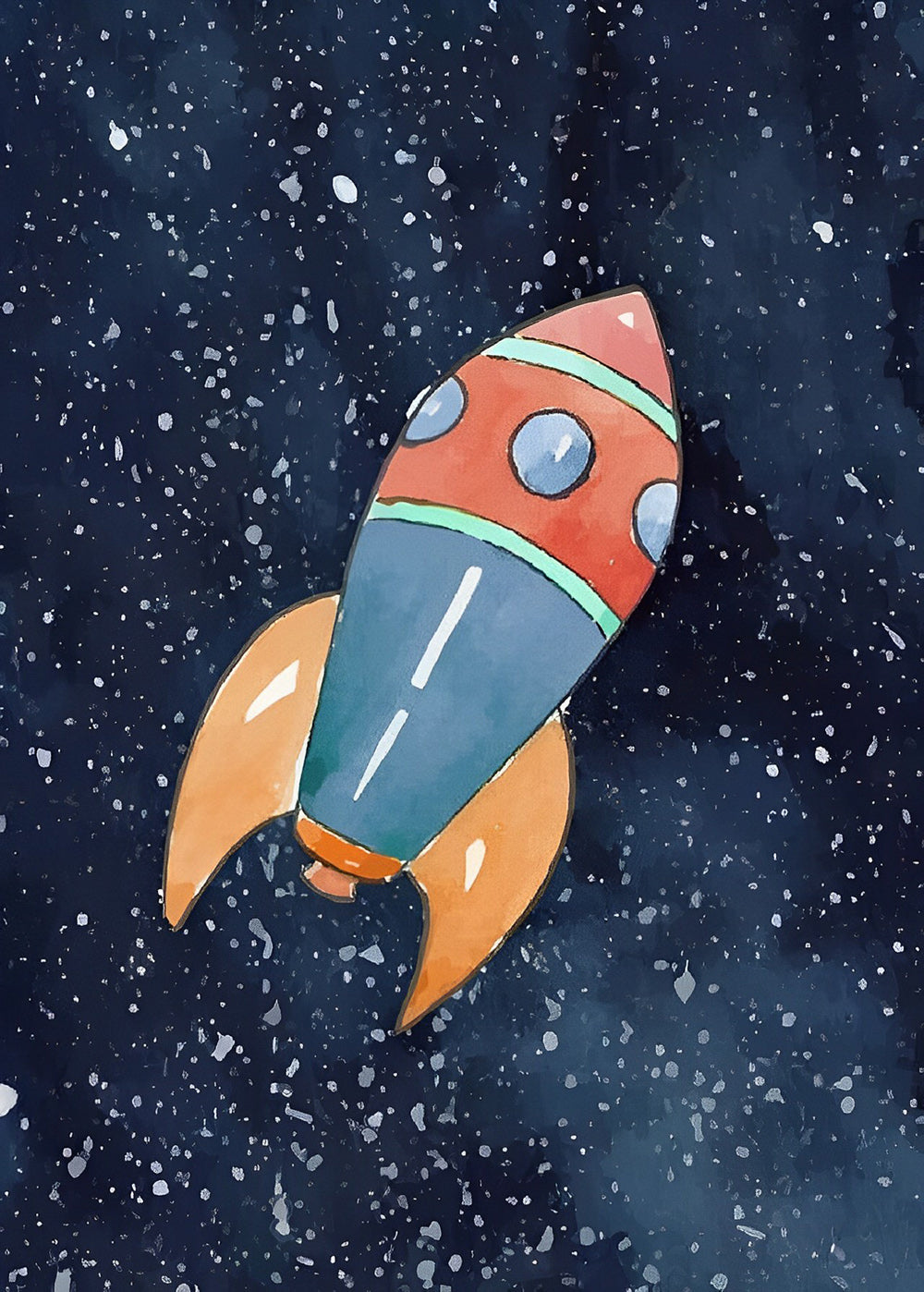 Rocket Diamond Painting