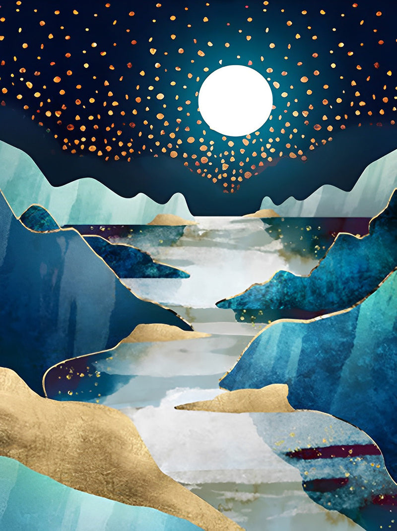 Midnight Water Diamond Painting