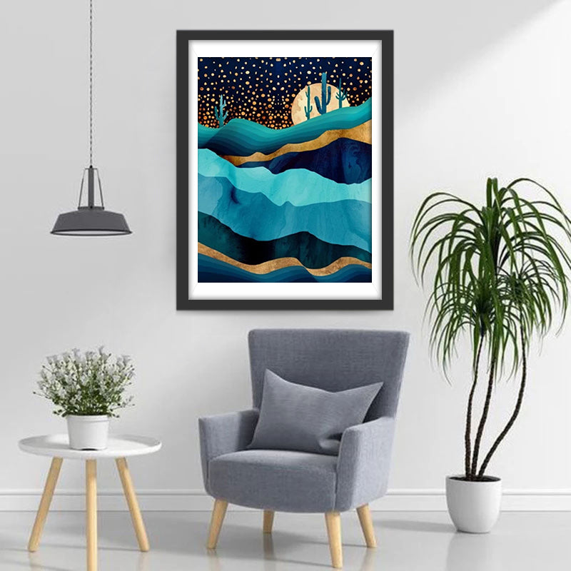 Desert Night nature Diamond Painting