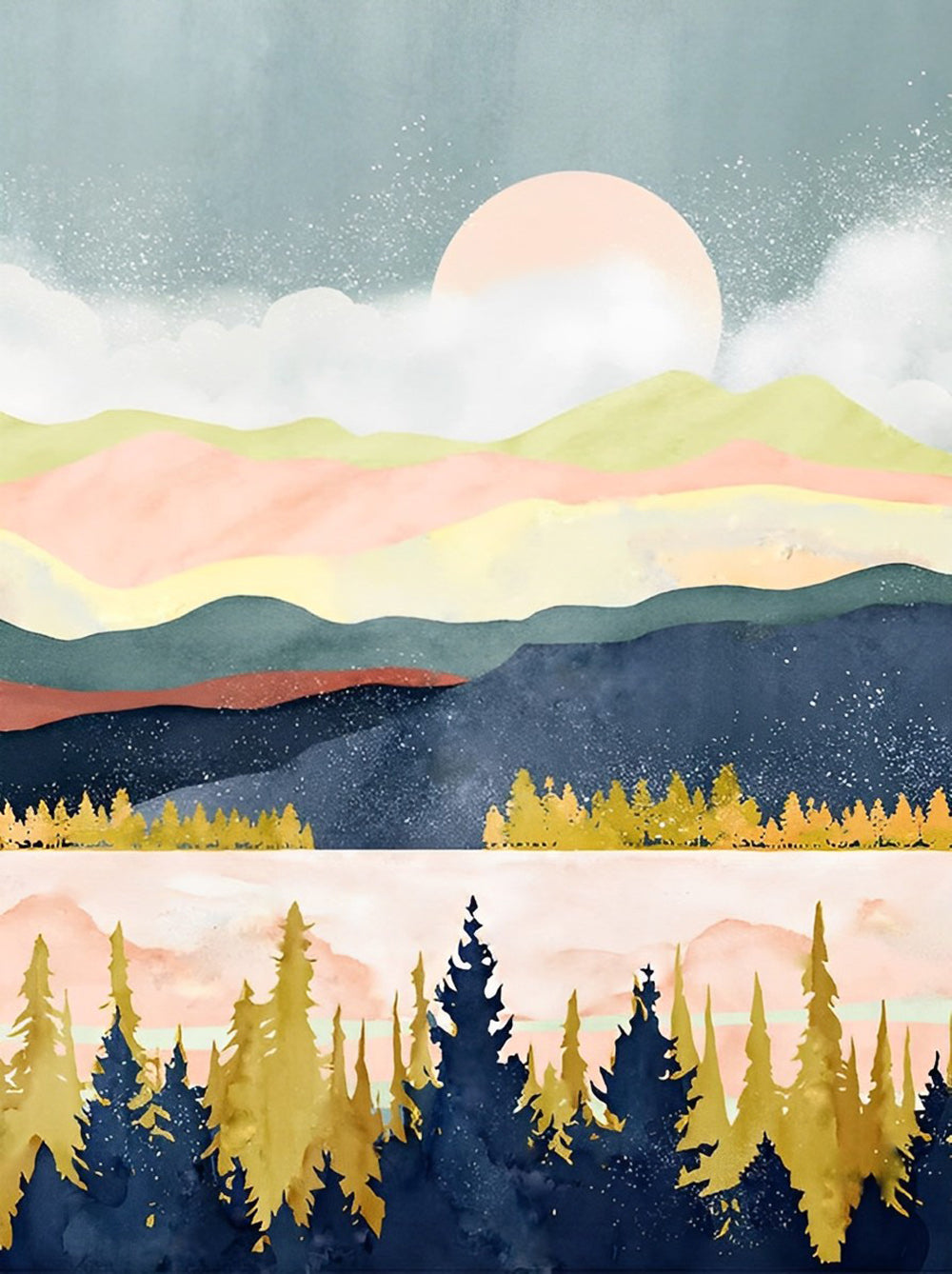 Lake Forest Diamond Painting