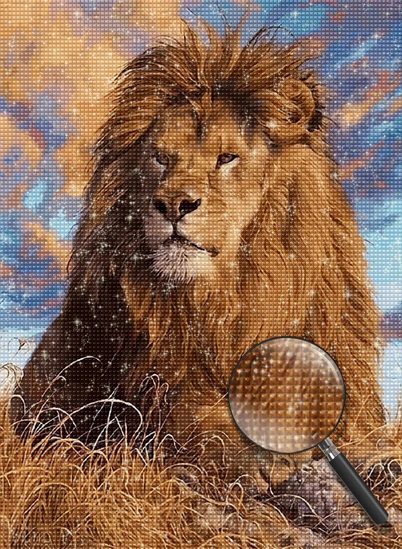 Lion 5D DIY Diamond Painting Kits DPLIOH144