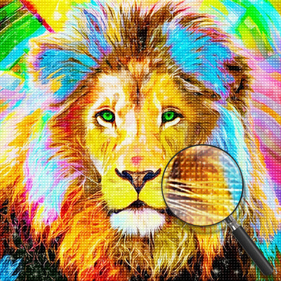 Lion 5D DIY Diamond Painting Kits DPLIOSQR117