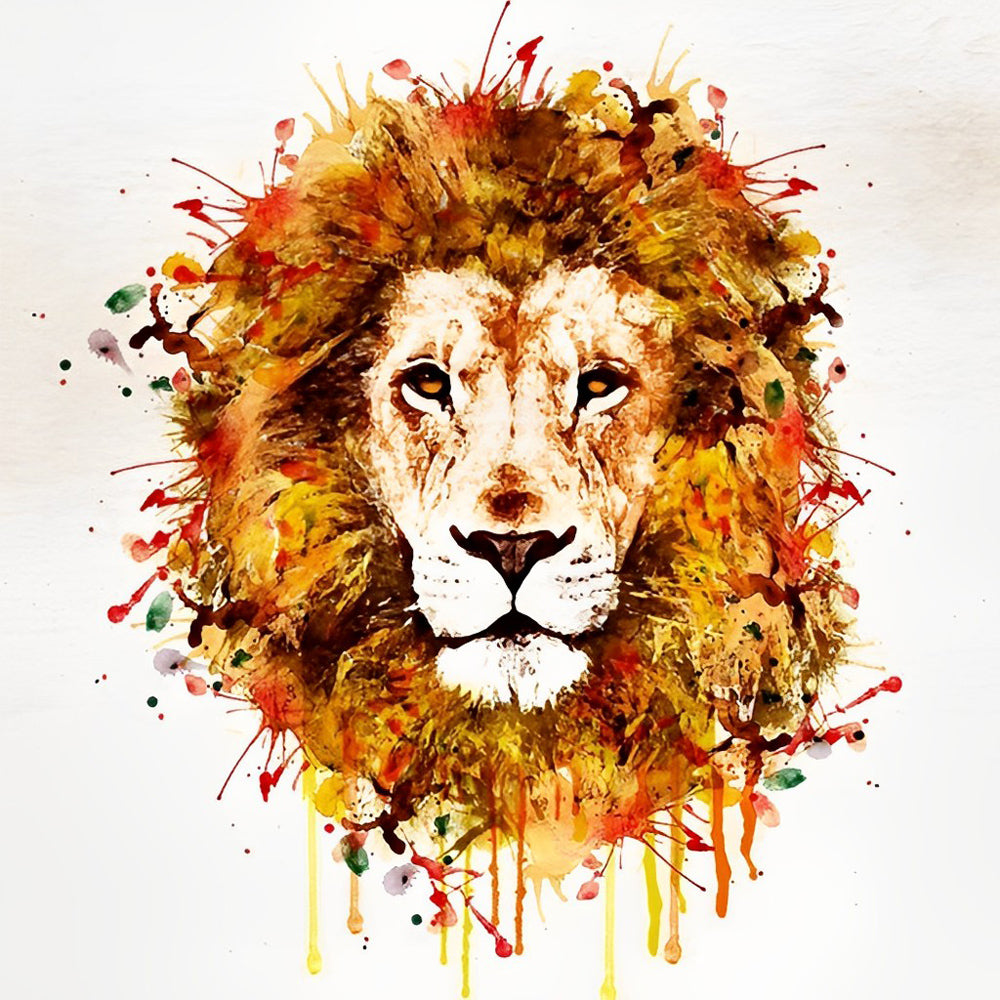 Lion Oil Painting Diamond Painting