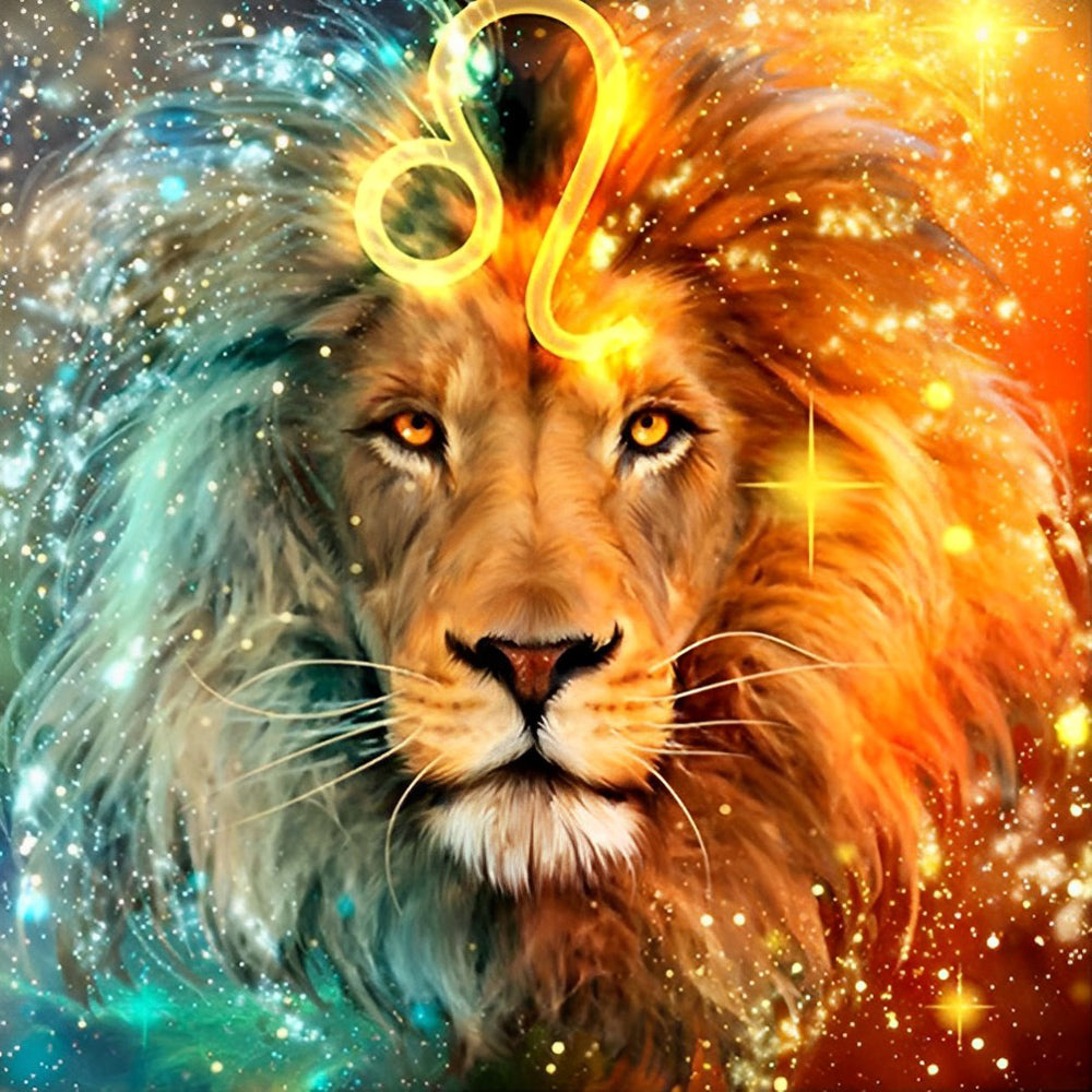 Magnificent Lion Diamond Painting